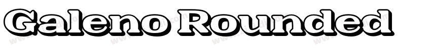 Galeno Rounded字体转换